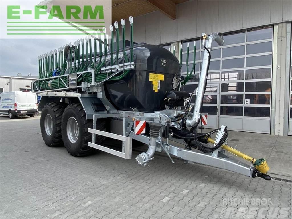 Farmtech polycis 1400 + schleppschuhverteiler condor 15.0 Tanker semi-trailers