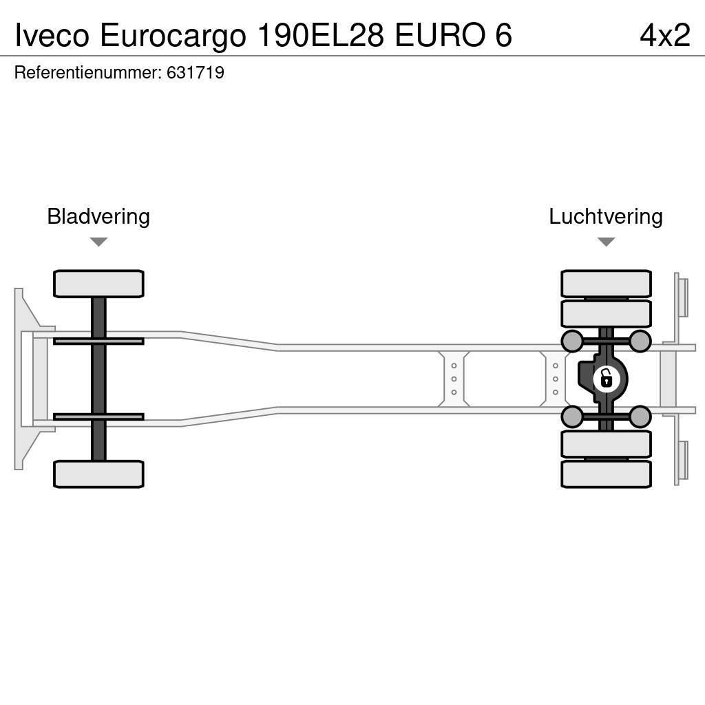 Iveco Eurocargo 190EL28 EURO 6 Box body trucks
