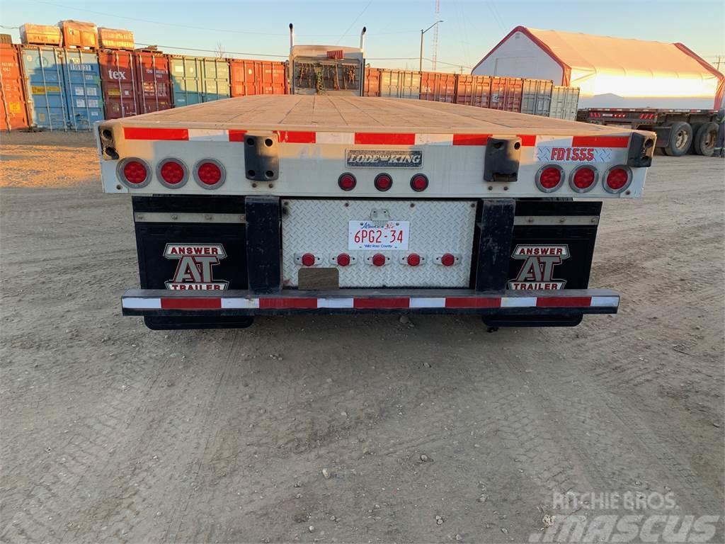 Lode King 48' Tandem Flat Deck/Highboy Flatbed, Steel/Alumin Flatbed/Dropside semi-trailers
