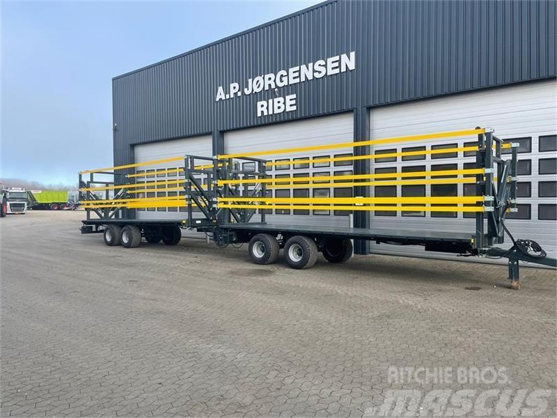  Dina 7400 kærresæt Med sideræk Bale trailers