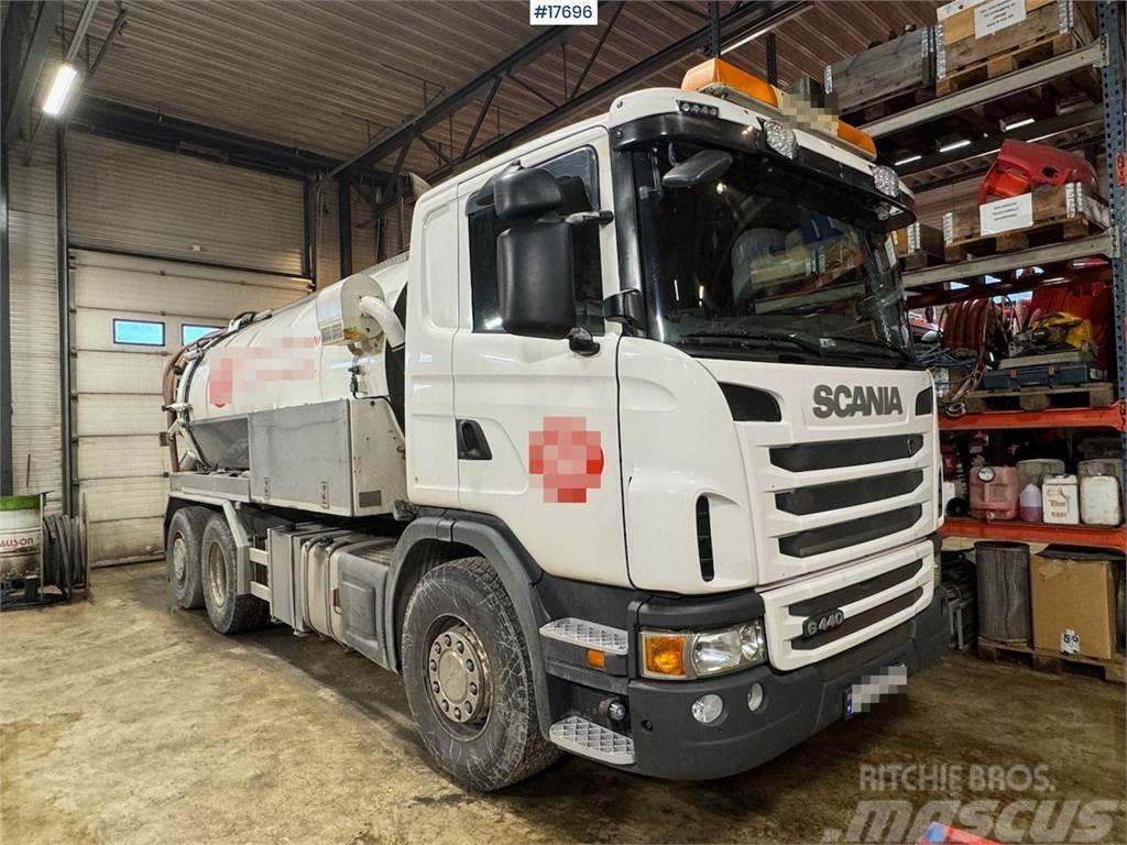 Scania G440 suction/flushing truck w/ Nomek superstructur Concrete pump trucks