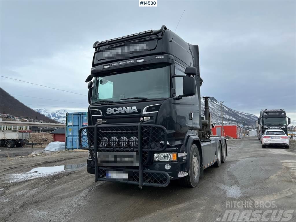 Scania R730 6x4 Crane hauler w/ 22 t/m palfinger crane Crane trucks