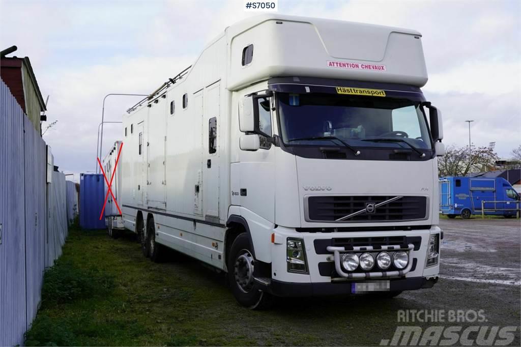 Volvo FH 400 6*2 Horse transport with room for 9 horses Animal transport trucks