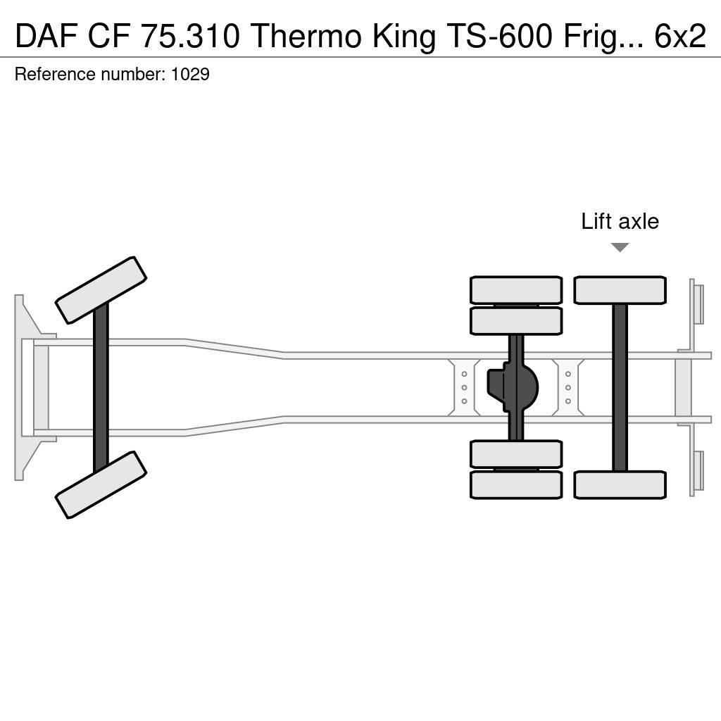 DAF CF 75.310 Thermo King TS-600 Frigo 6x2 Manuel Gear Temperature controlled trucks