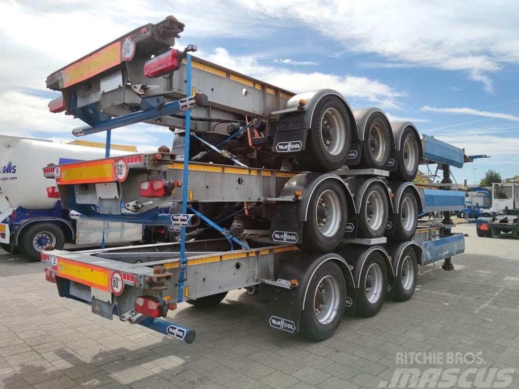 Van Hool A3C002 3 Axle ContainerChassis 40/45FT - Galvinise Containerframe semi-trailers