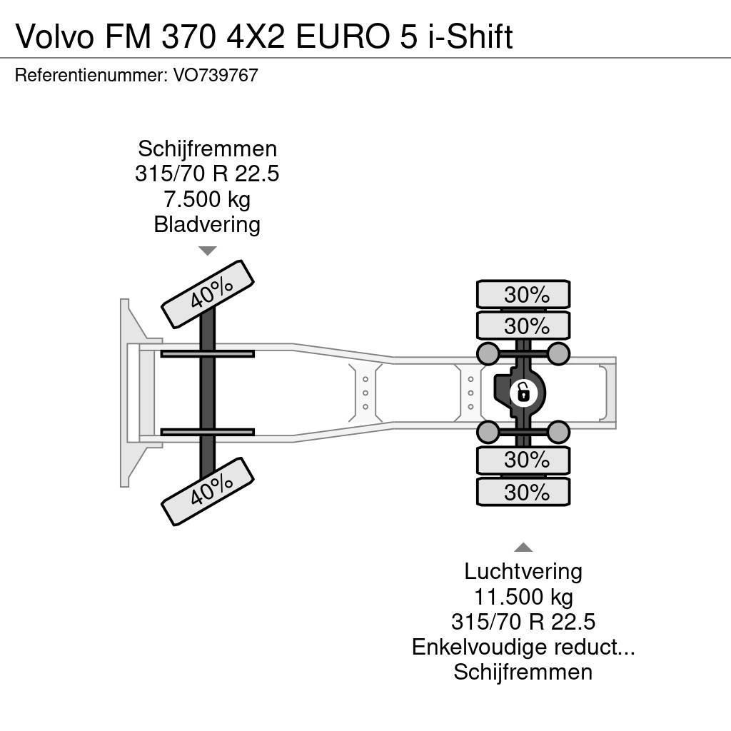 Volvo FM 370 4X2 EURO 5 i-Shift Tractor Units