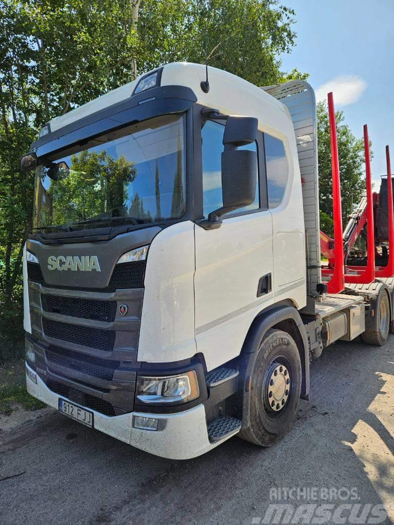 Scania 500 R Timber trucks
