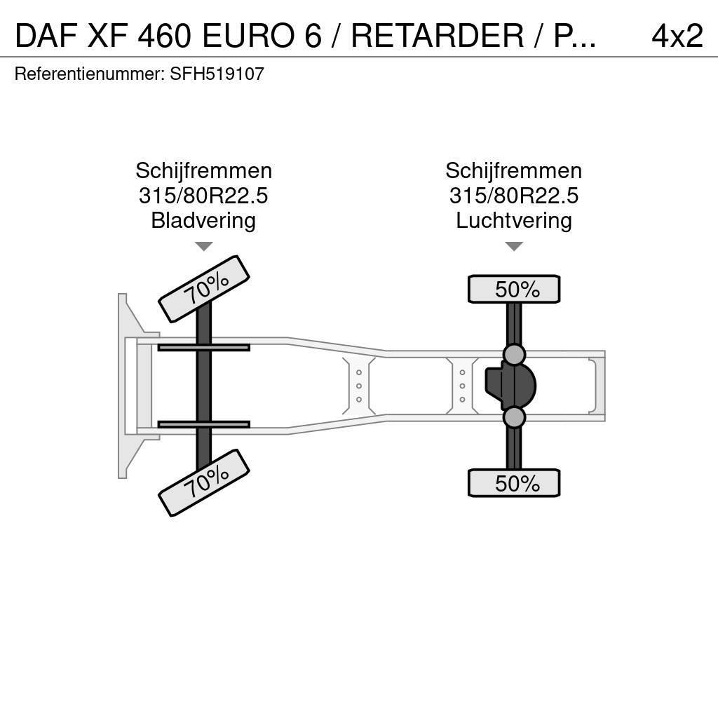DAF XF 460 EURO 6 / RETARDER / PTO / AIRCO Tractor Units