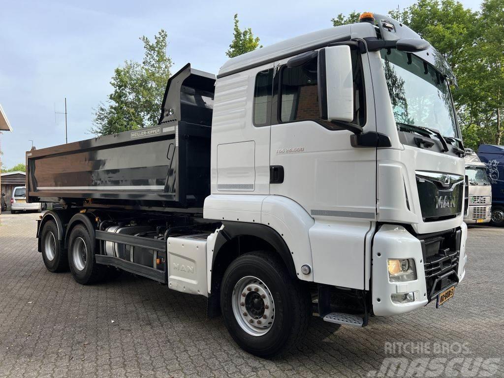 MAN TGS 28.500 6X4 HUB Reduction Meiller Hardox 15m3 Tipper trucks