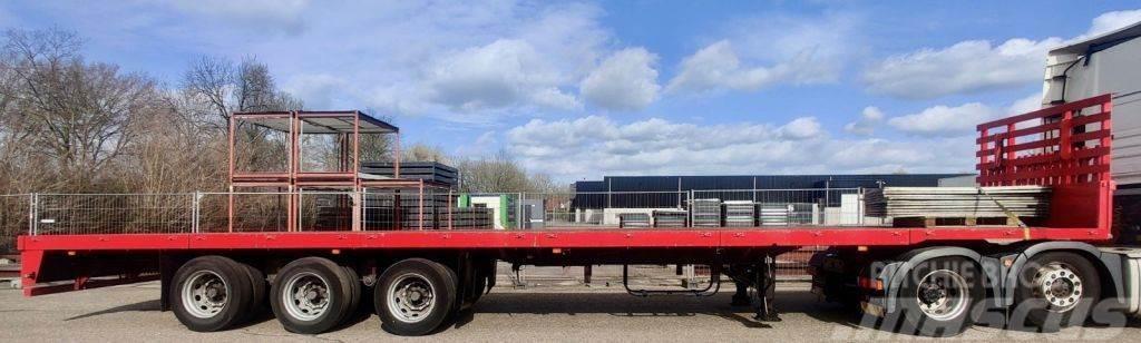 Floor Trailer / 44ton / double Air Flatbed/Dropside semi-trailers