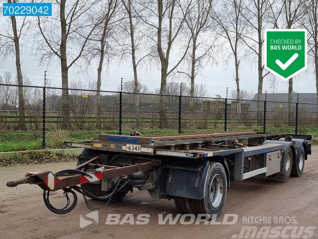 GS Meppel AI-2800 3 axles Liftachse Containerframe trailers