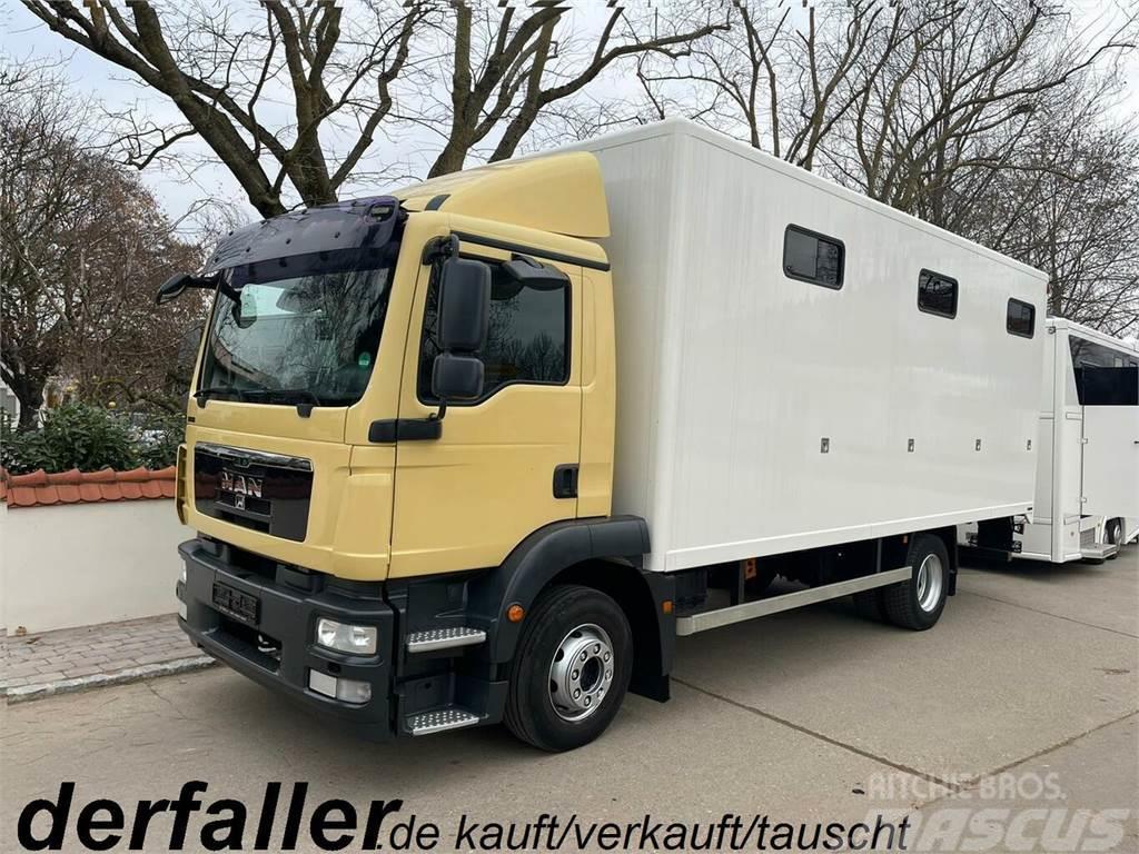 MAN 15250 6 Pferde neuer Aufbau, Automatik Animal transport trucks