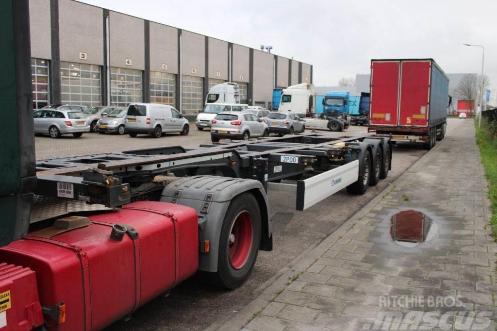 Krone 3x bpw + 20/30/40/45ft/HC + BE apk 17-01-2024 Containerframe semi-trailers