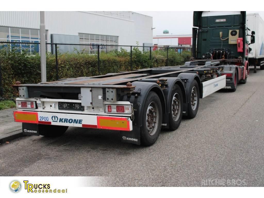 Krone 3x bpw + 20/30/40/45ft/HC + BE apk 17-01-2024 Containerframe semi-trailers