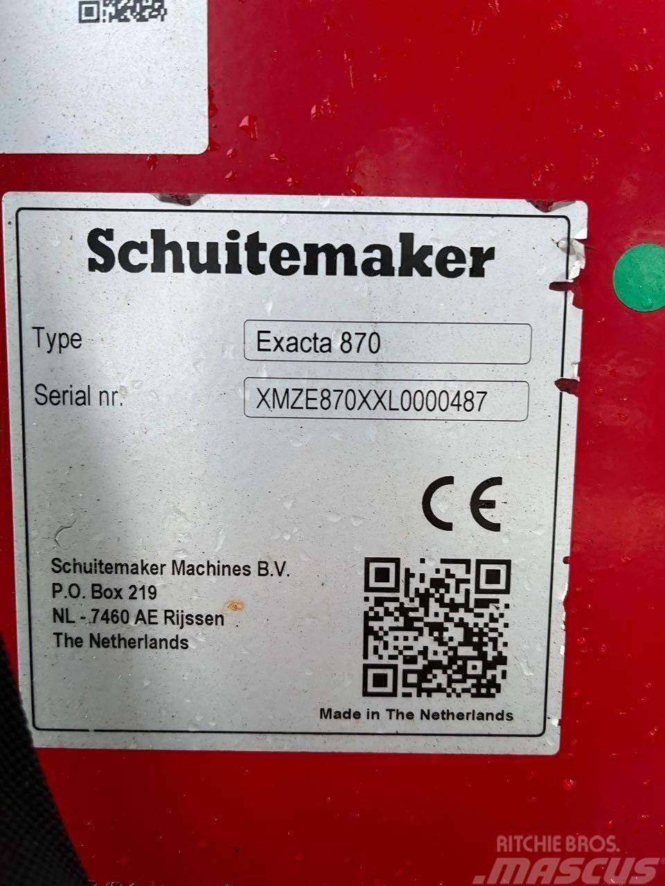 Schuitemaker Exacta 870 Other fertilizing machines and accessories