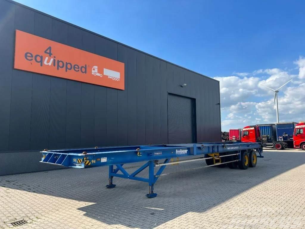  Buiscar voor 2x 20FT SWAP BODY, MAX LOAD 65.000KG Containerframe semi-trailers
