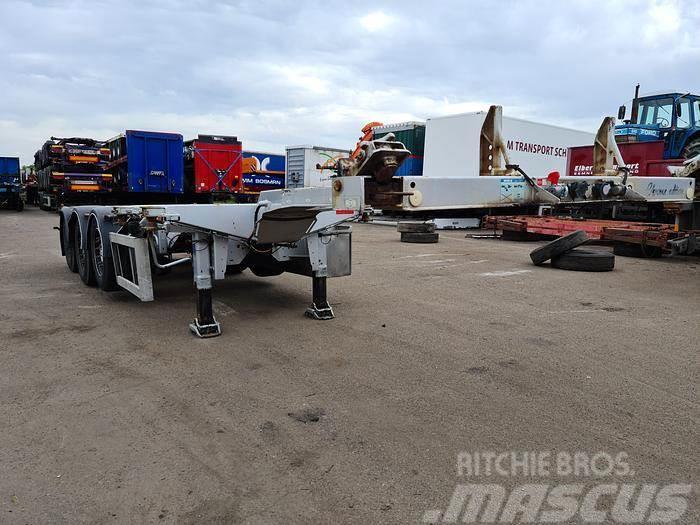 Pacton TE3 | 3 AXLE SAF DISC | CONTAINERCHASSIS | MULTI | Containerframe semi-trailers
