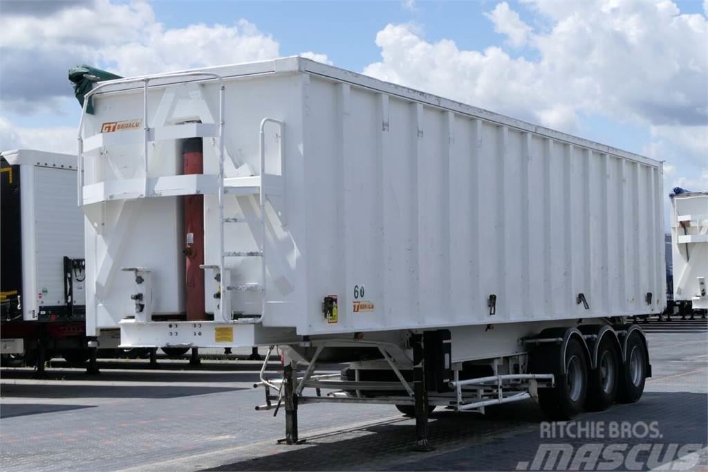 Benalu GEN TRAIL / TIPPER - 55 M3 / WHOLE ALUMINIUM / 5 7 Tipper semi-trailers