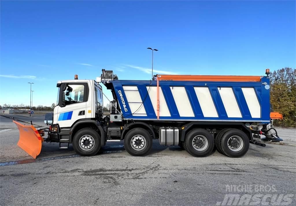 Scania P500 XT 8X4 Snow blades and plows