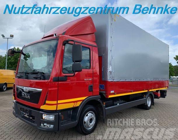 MAN TGL 8.180 BL/ Edscha/ LBW/ Klima/ Standhzg./ EU6 Curtainsider trucks
