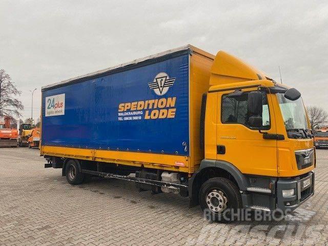 MAN TGM 15.250 4X2 EURO 6 SKRZYNIA PLANDEKA Curtainsider trucks