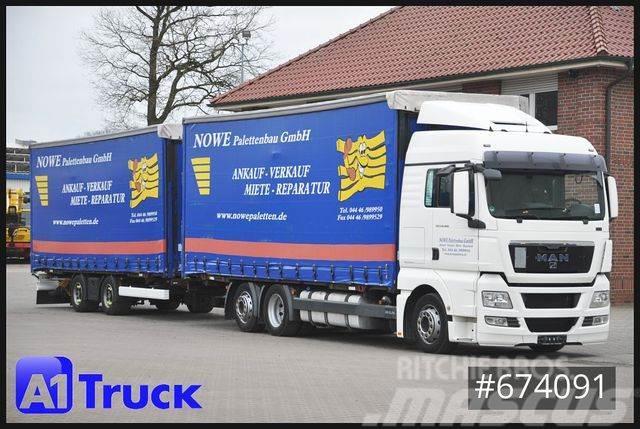 MAN TGX 26.400 XLX Jumbo Komplettzug Curtainsider trucks