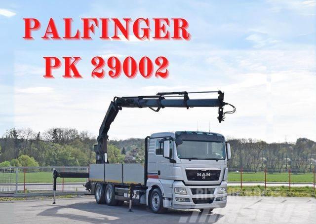 MAN TGX 26.440 Pritsche 6,40 m* PK 29002+FUNK *6x4 Crane trucks
