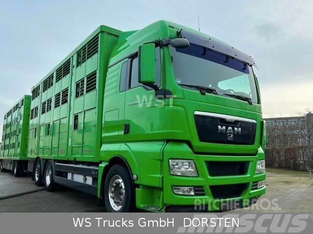 MAN TGX 26.480 XL KABA 3 Stock Vollalu Animal transport trucks