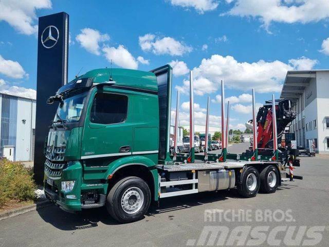 Mercedes-Benz Arocs 2651 L 6x4 + Kran: Epsilon M12Z91 Timber trucks