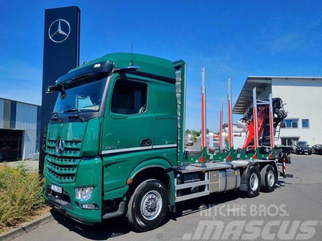 Mercedes-Benz Arocs 2751 L 6x2 (6x4) HAD + Kran: Epsilon M12Z Timber trucks