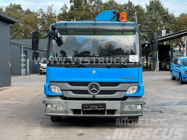 Mercedes-Benz Atego 822 4x2 MEILLER mit HMF Ladekran Tipper trucks