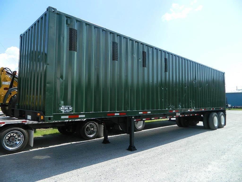  Custom Built 45'X13'6 EXTRA HD CHIP VAN Containerframe trailers