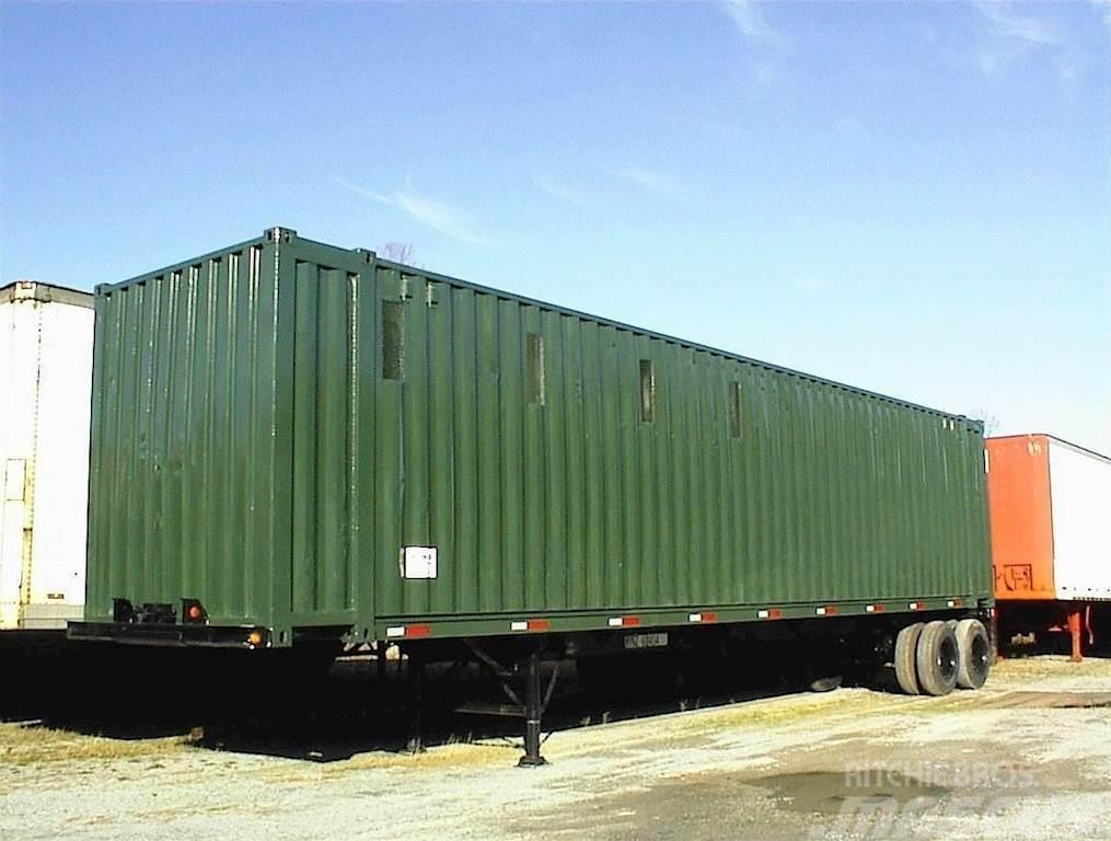  Custom Built 45'X13'6 EXTRA HD CHIP VAN Containerframe trailers