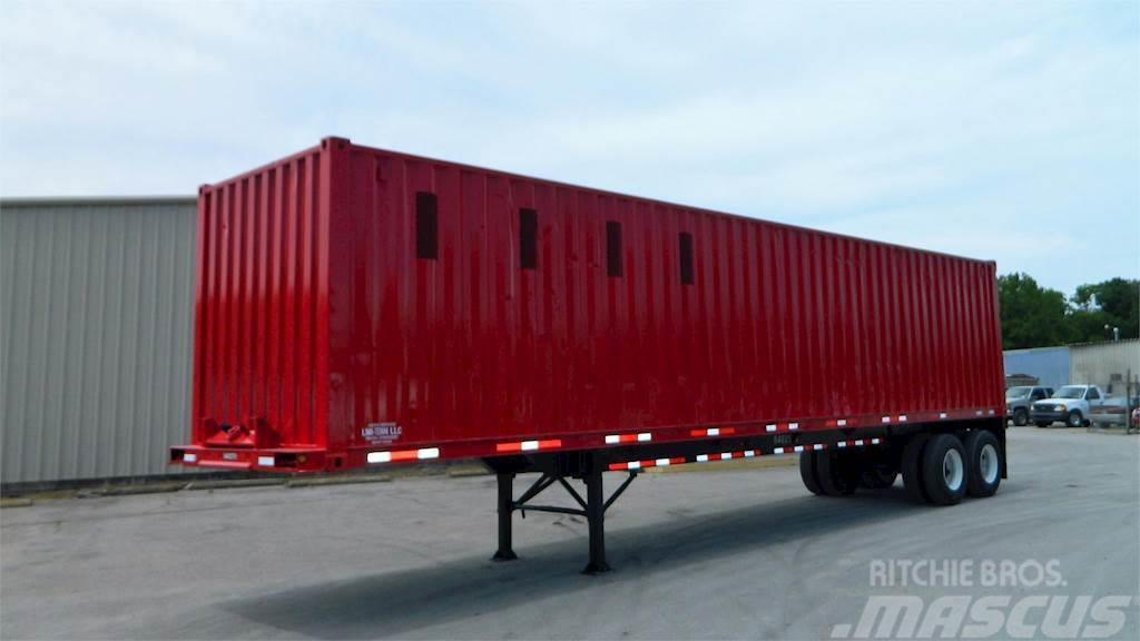  Custom Built EXTRA HD CHIP VANS STEEL Containerframe trailers