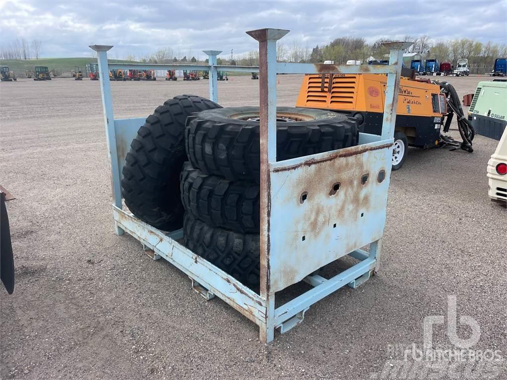  Quantity of (4) 14.00R20 Tyres, wheels and rims