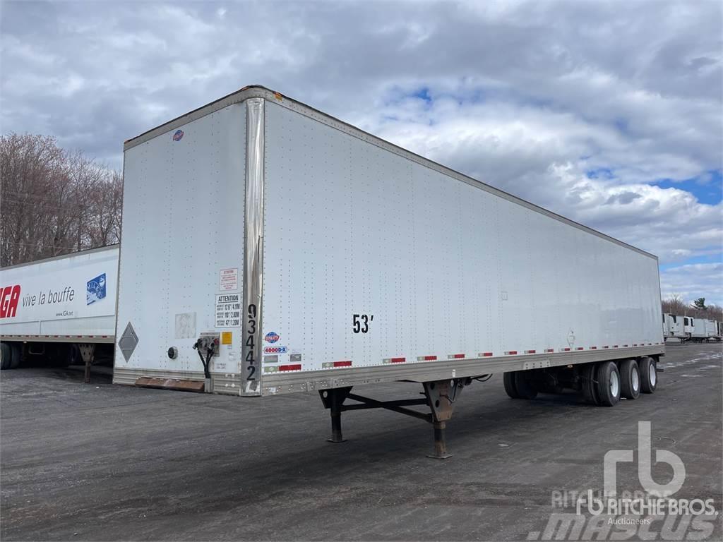 Utility 53 ft x 102 in Tri/A Box body semi-trailers