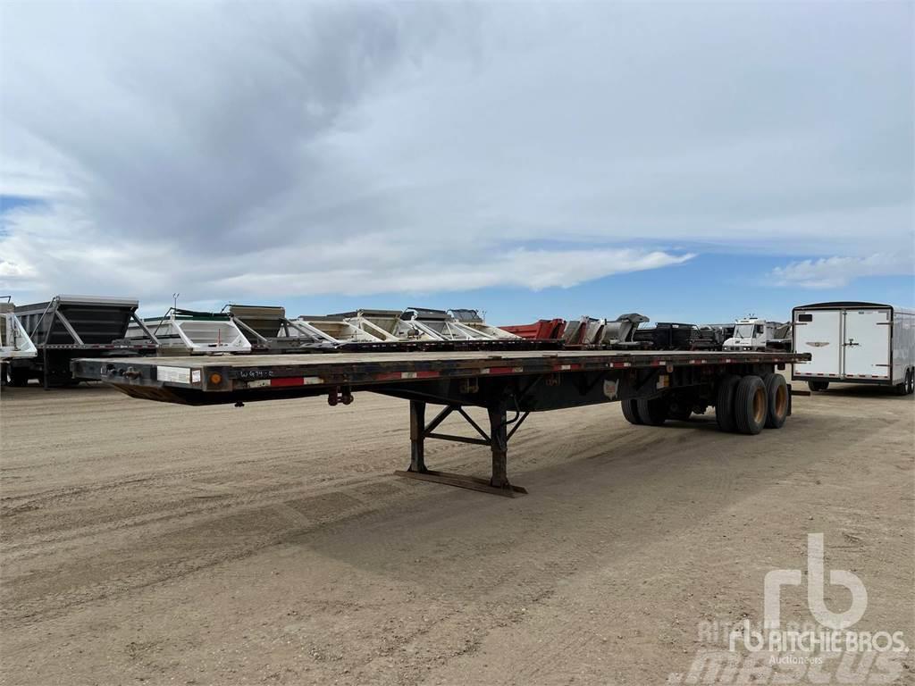  WADE 45 ft T/A Flatbed/Dropside semi-trailers