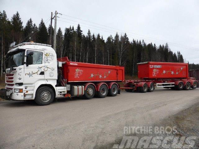 Scania R 580 LB 8X4/4 HNZ Tipper trucks
