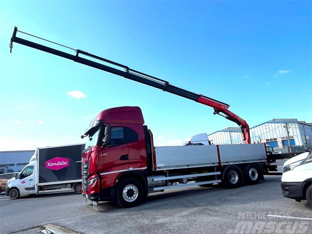 Iveco X-WAY 570, 2022, 6x2, PK 19.001+RC, only 155 000km Flatbed / Dropside trucks