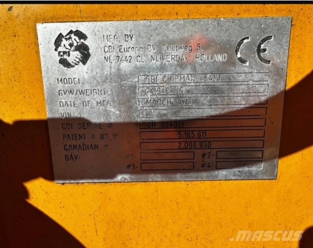 CBI Chipmax 484VT Houtversnipperaars