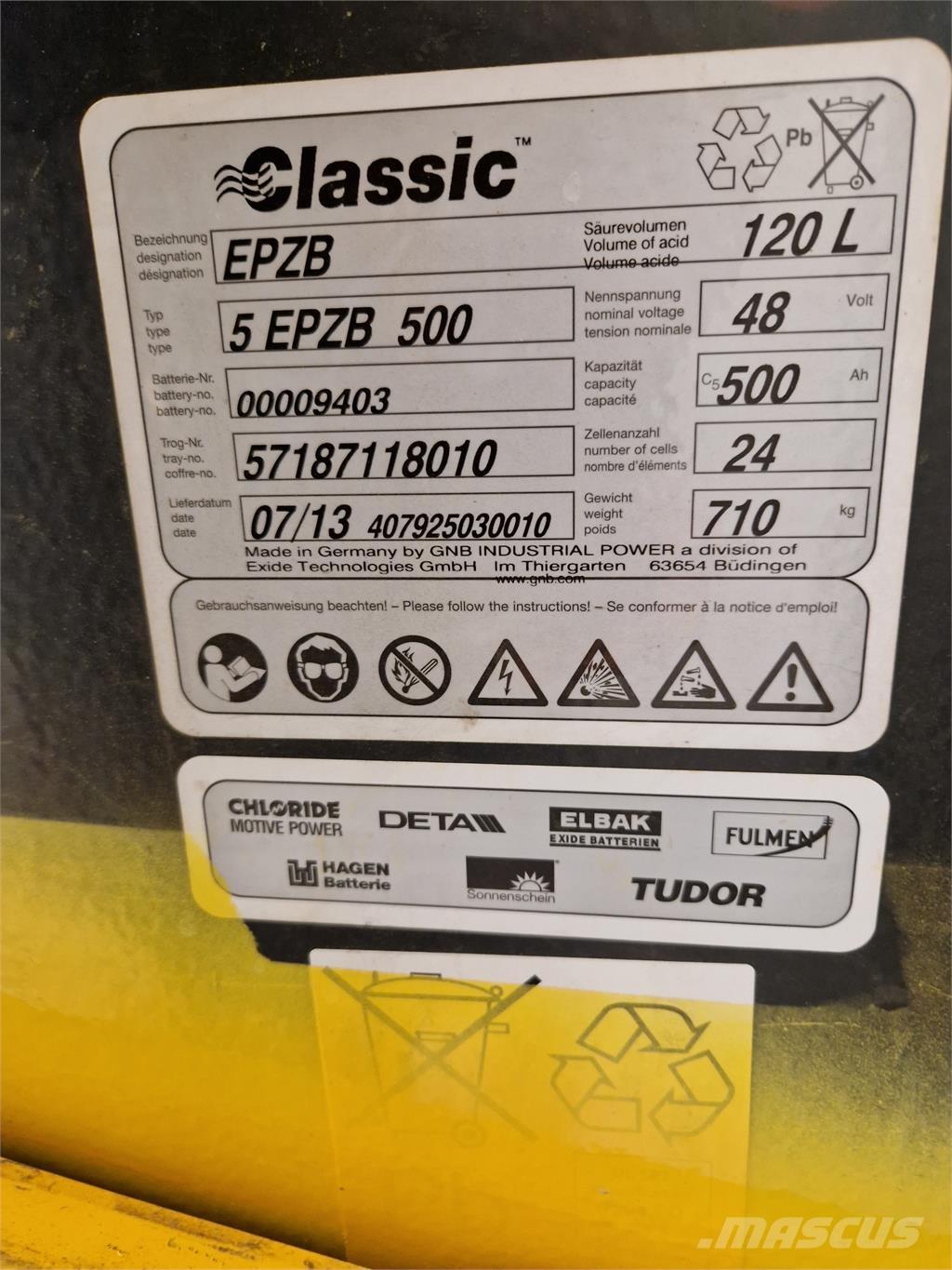 Atlet AS1N1L15T Elektrische heftrucks