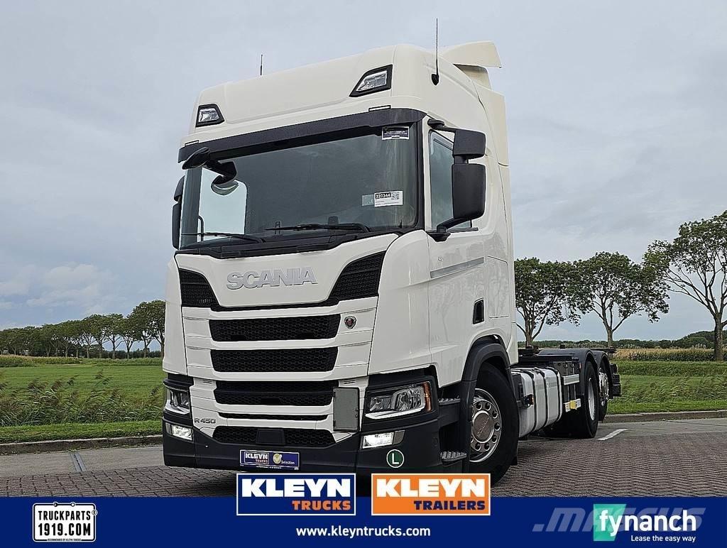 Scania R450 6x2*4 Containertrucks met kabelsysteem