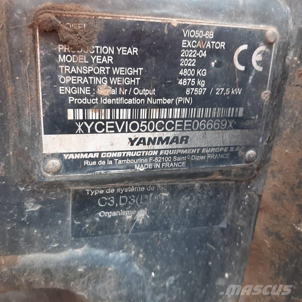 Yanmar Vio 50 Minigraafmachines < 7t