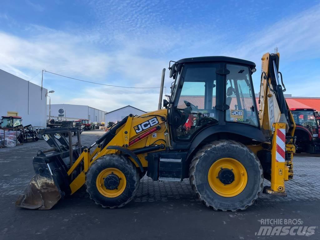 JCB 3 CX Turbo Graaf-laadcombinaties
