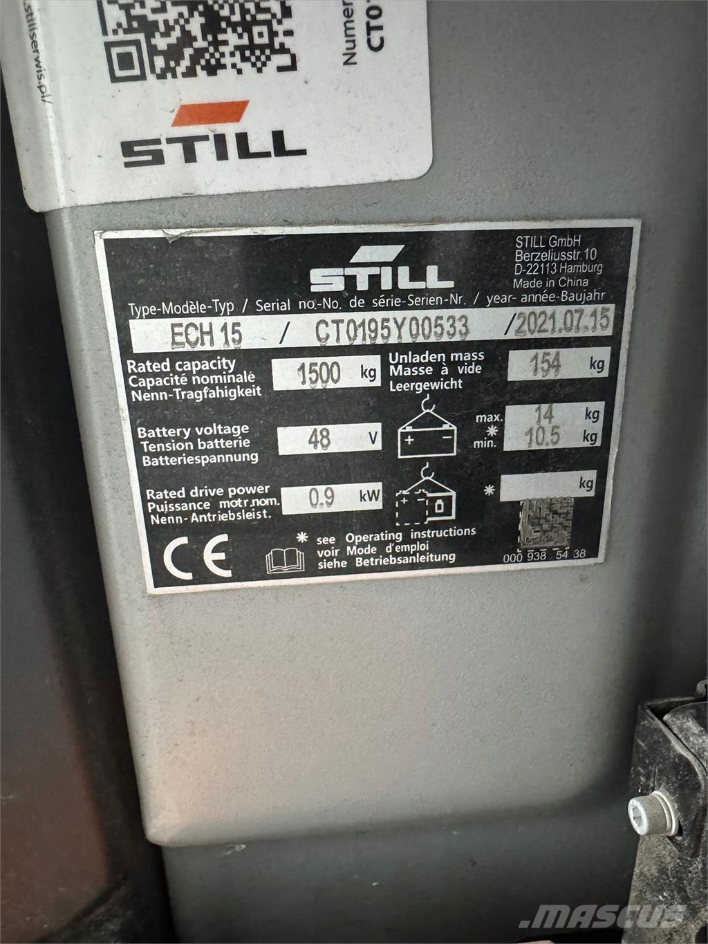 Still ECH 15 Meeloop stapelaar