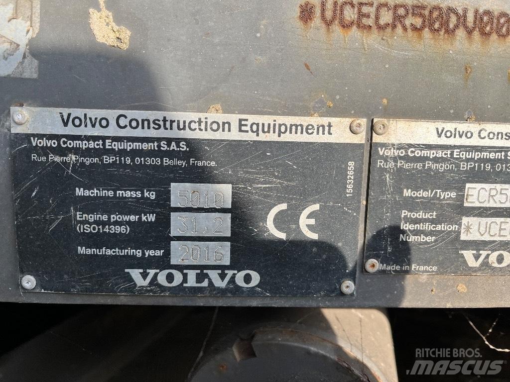 Volvo ECR 50 D Minigraafmachines < 7t