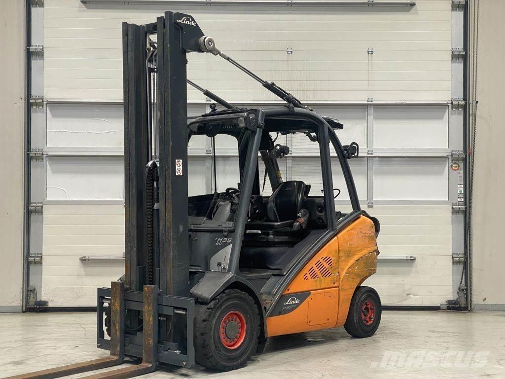 Linde H35T-02 LPG heftrucks