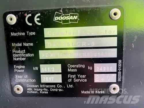 Doosan DX235LCR-5 Rupsgraafmachines