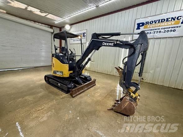John Deere 26G Minigraafmachines < 7t