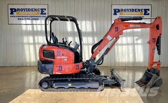 Kubota KX033-4 Minigraafmachines < 7t